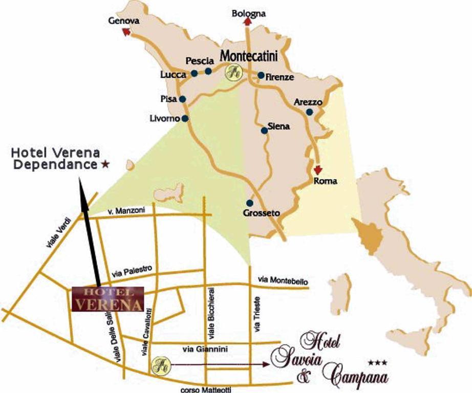 Verena Dependance Savoia & Campana Montecatini Terme Exterior photo
